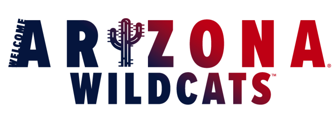 Graphic reads "Welcome Arizona Wildcats"