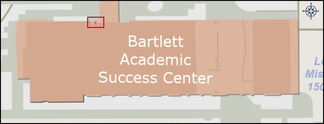 map image with identified entrance for BASC