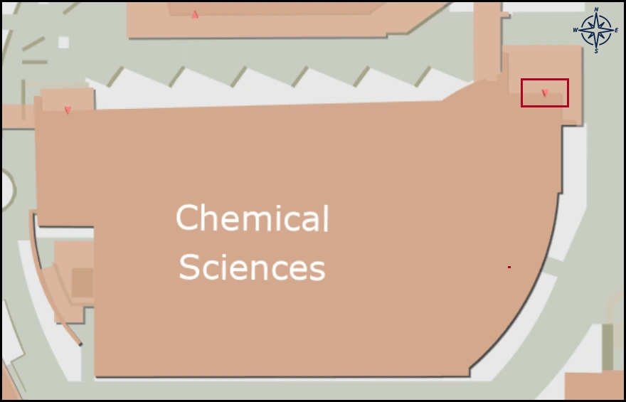 map image with identified entrance for CHMSB 44